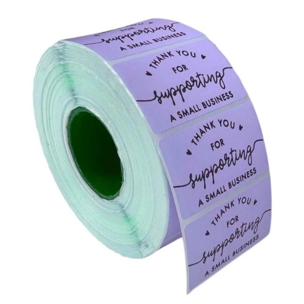 Thank You for Supporting My Small Business STICKER  packaging supplies 2" - Picture 4 of 4